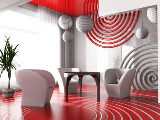 Red - the highlight of the interior