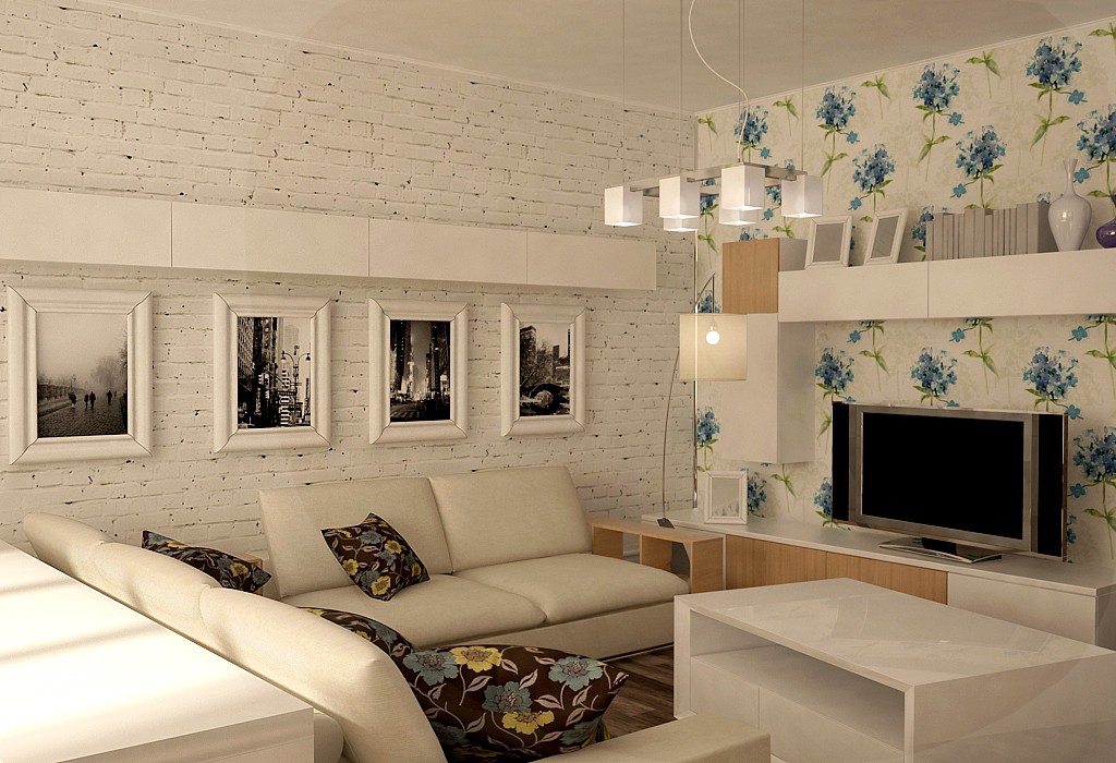 imagen de Sala de en 3d max vray