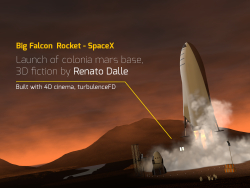 SpaceX Big Falcon Rocket