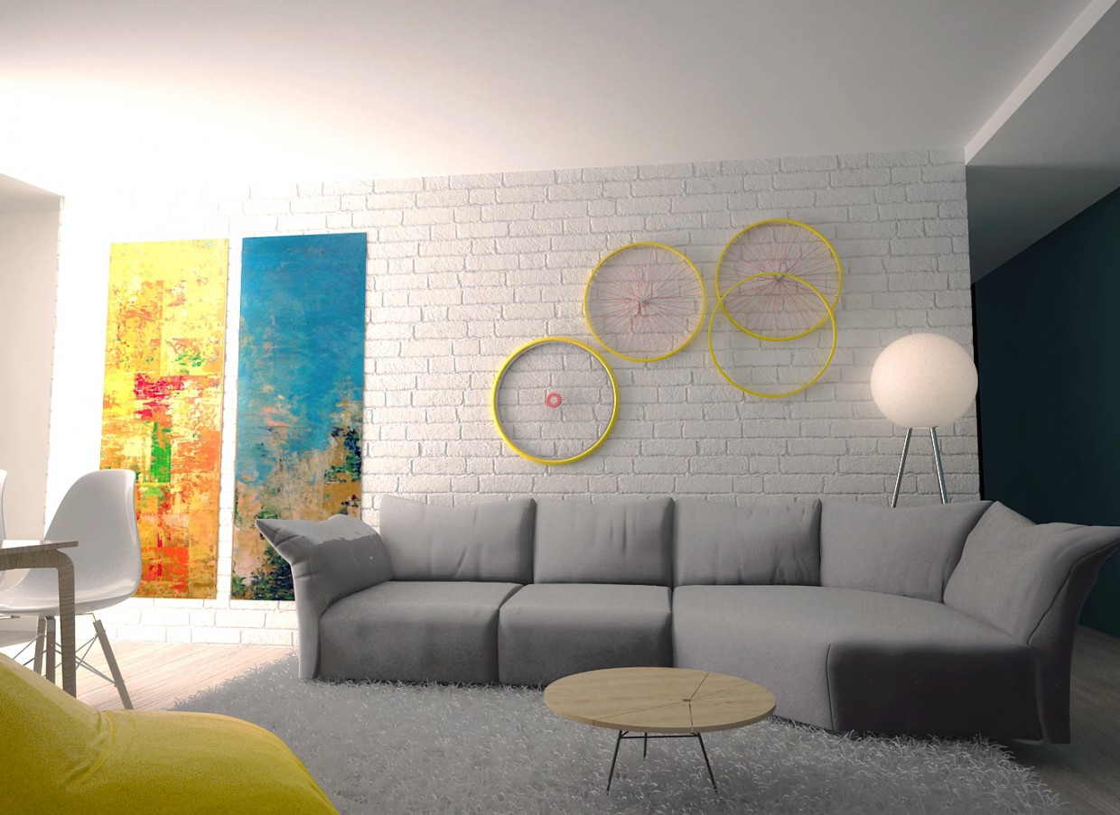 Un bel giro in bicicletta in 3d max vray immagine