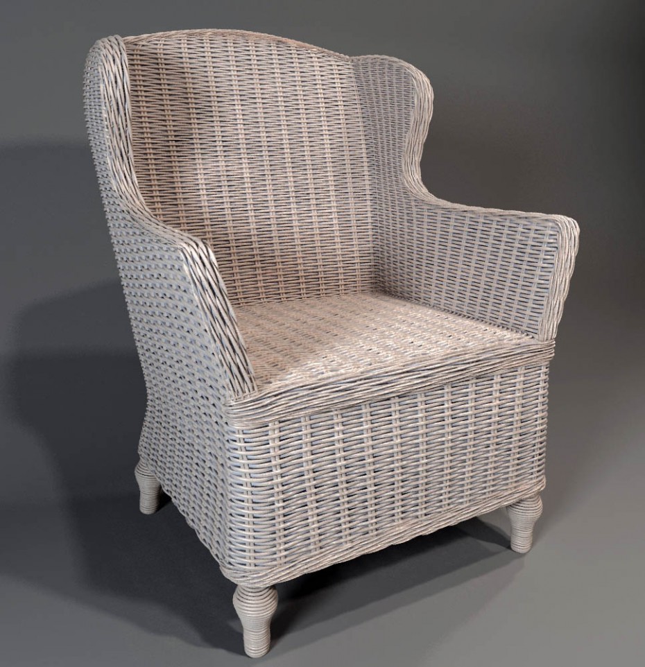 imagen de Sillón en 3d max vray