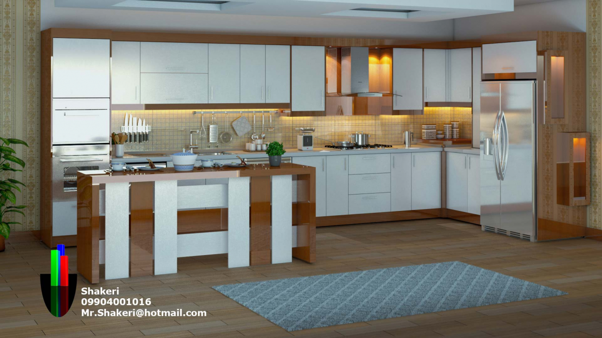 Cuisine moderne dans 3d max vray 3.0 image