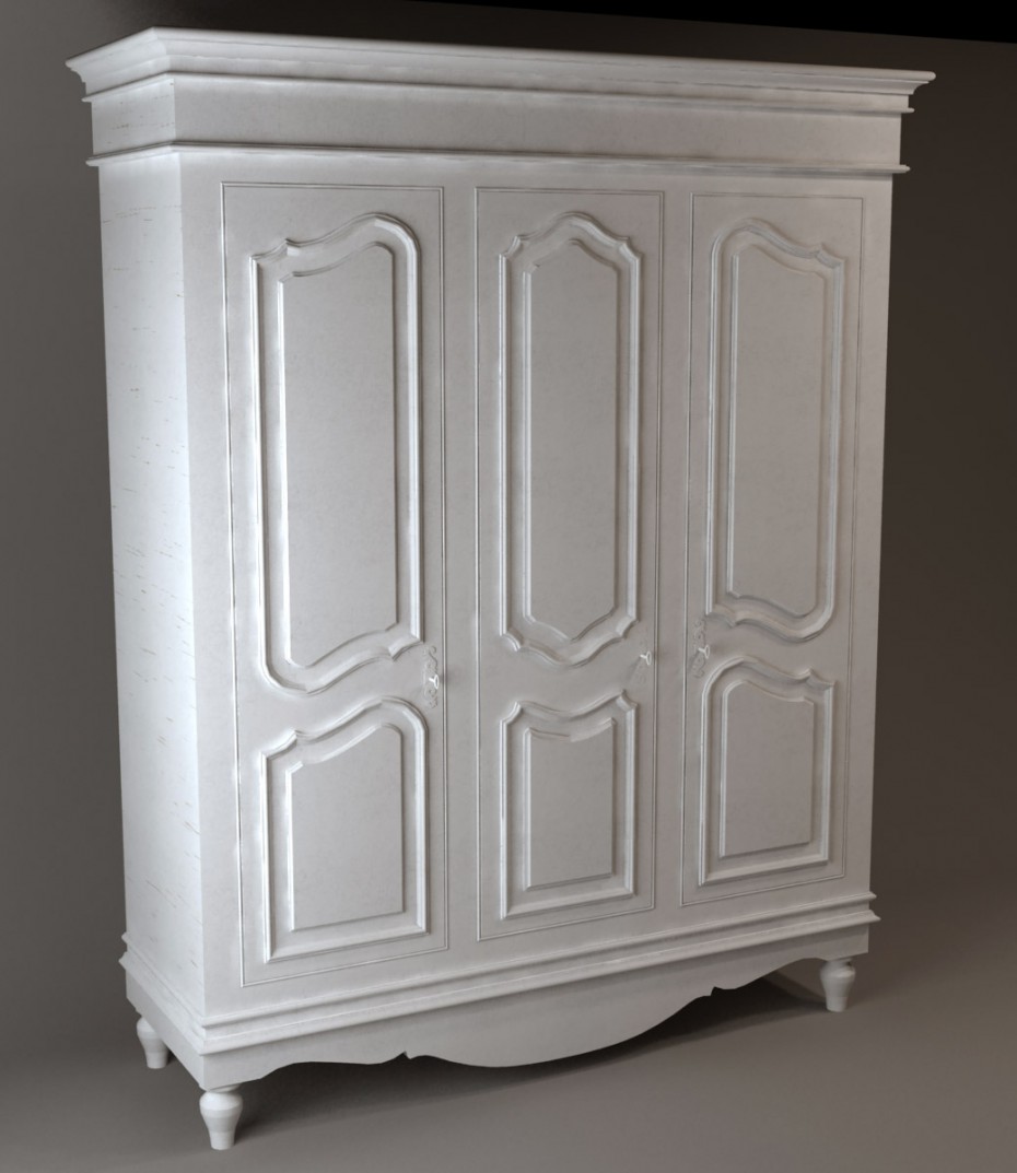 Garderobe in 3d max vray Bild