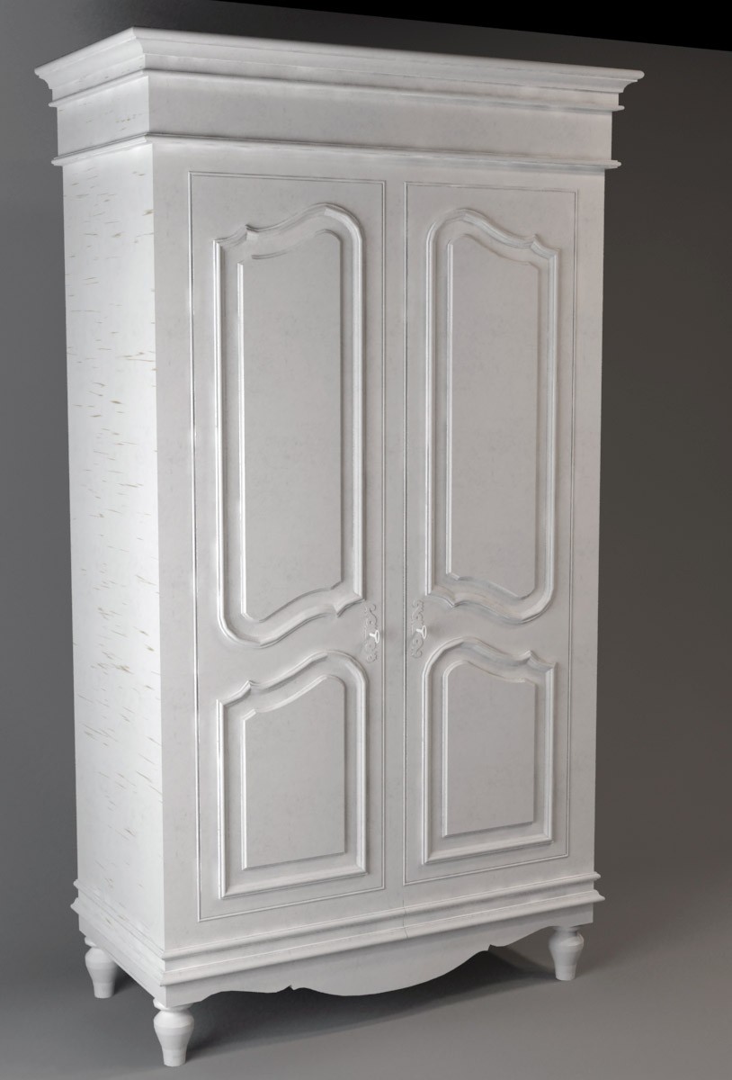 Armoire à deux portes dans 3d max vray image