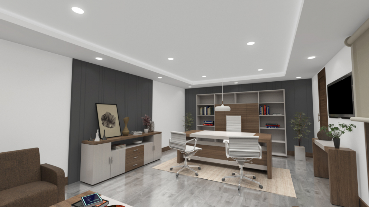 Executive Room в 3d max vray 3.0 изображение