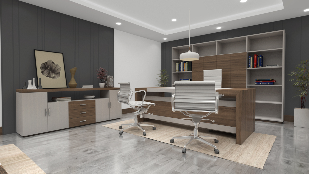 Executive Room в 3d max vray 3.0 изображение