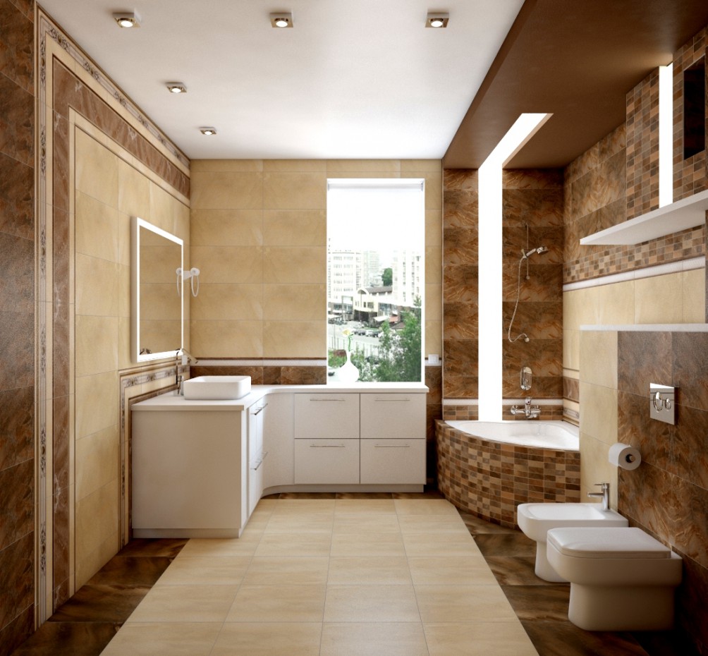 bathroom in 3d max vray image