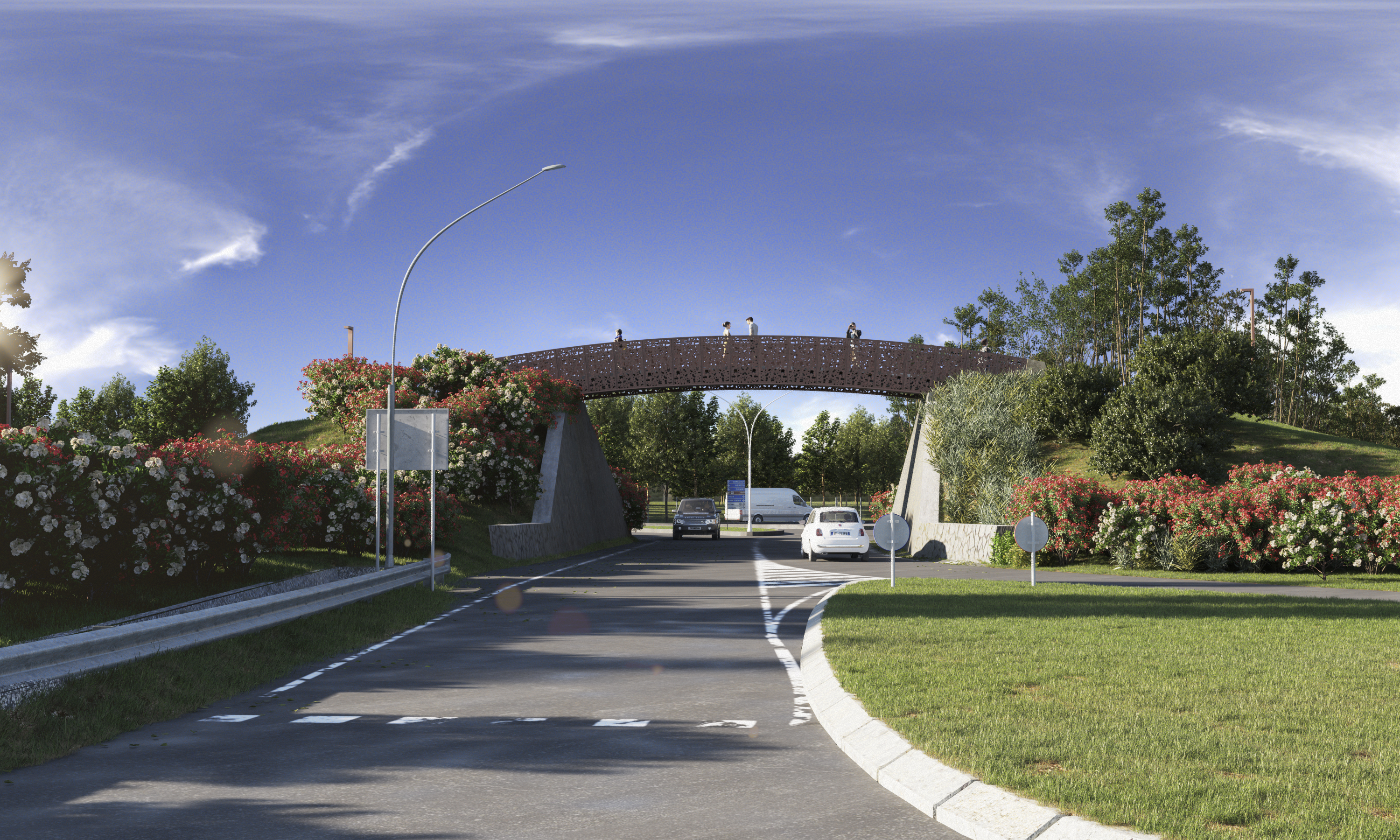 Ponte en Montalto di Castro in 3d max vray 3.0 resim