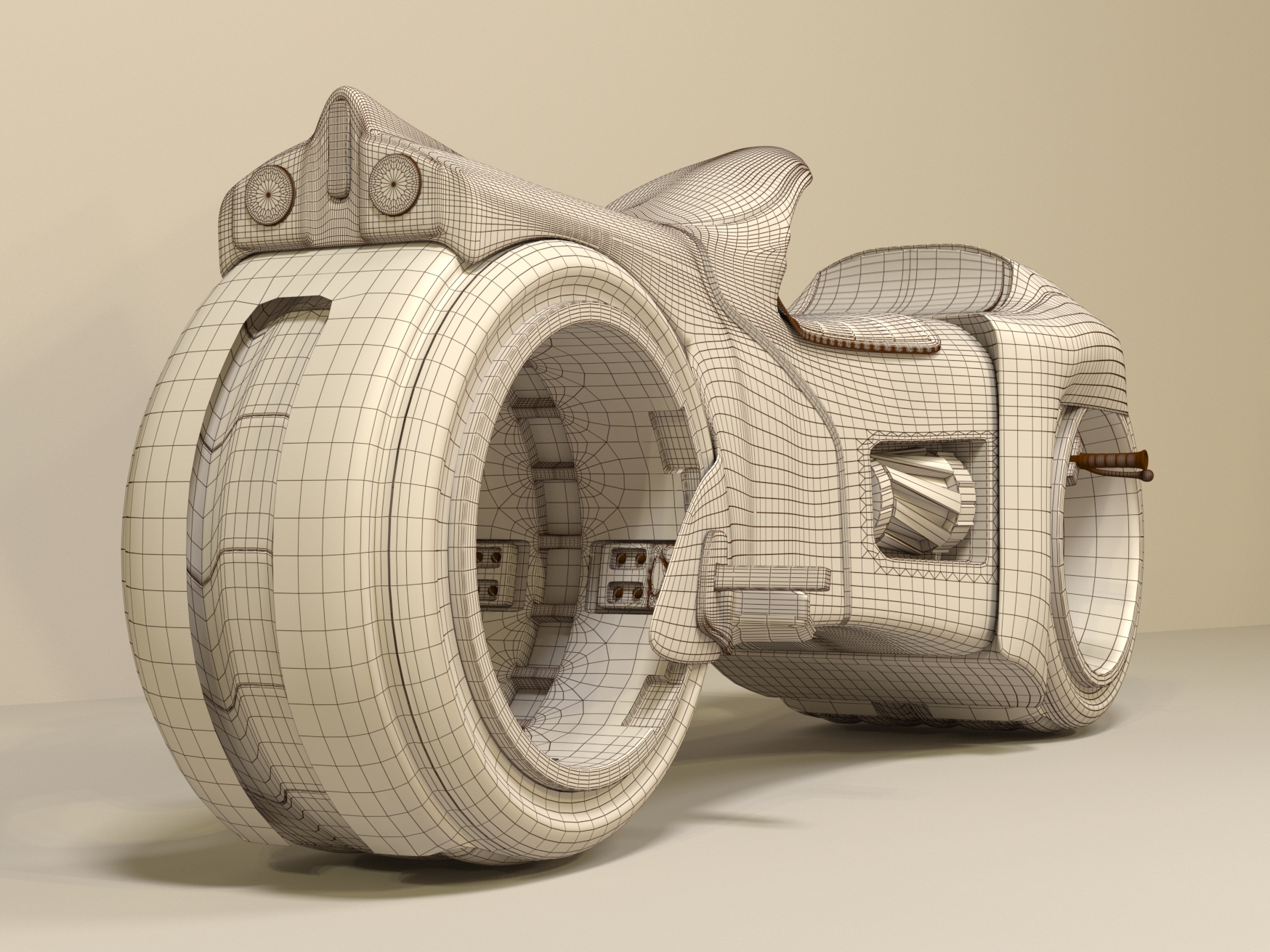 Moto Tron in 3d max corona render immagine