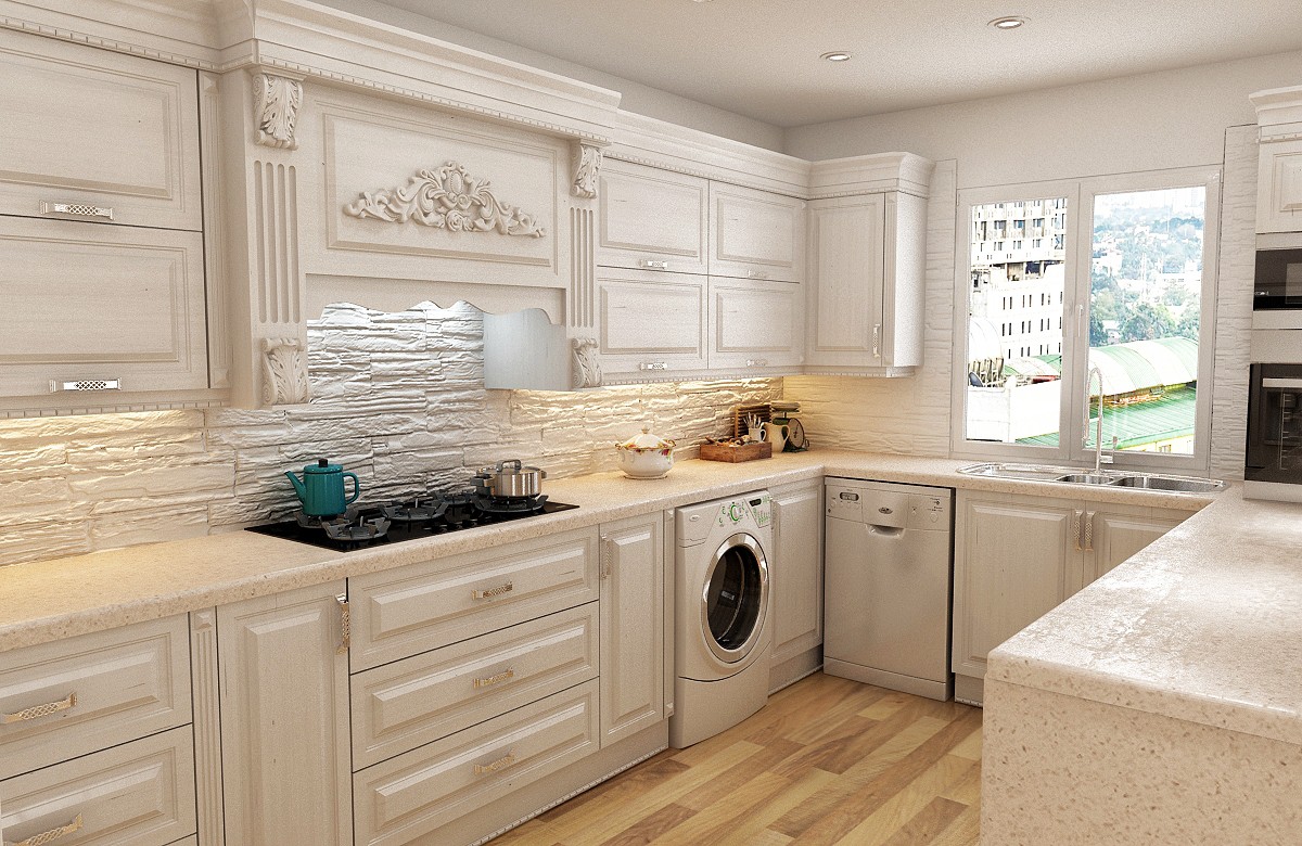 imagen de Cocina SS en 3d max vray 2.5