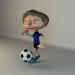 cartoon character in Maya vray image