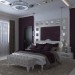 Bedroom Interior in the style of neoclassicism