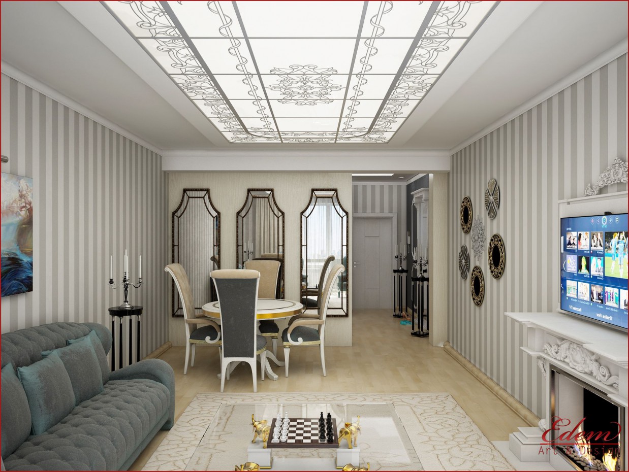 imagen de Salón en 3d max vray