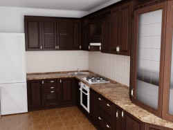 cocina de una casa de campo