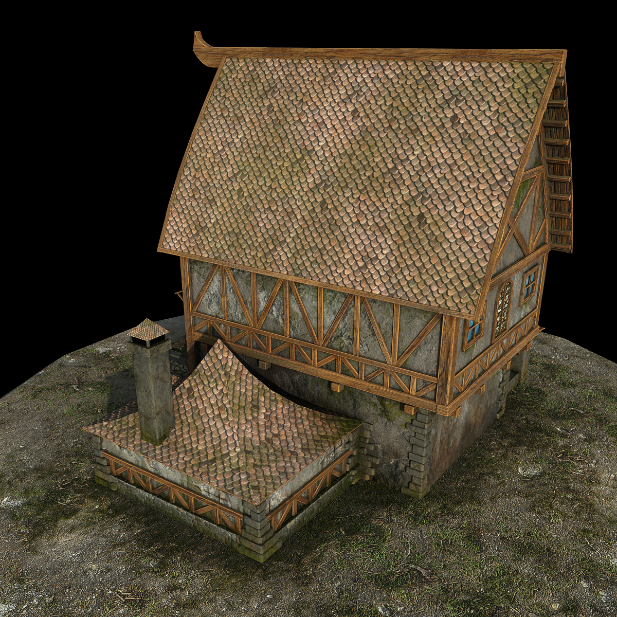 Landhaus in 3d max vray 3.0 Bild