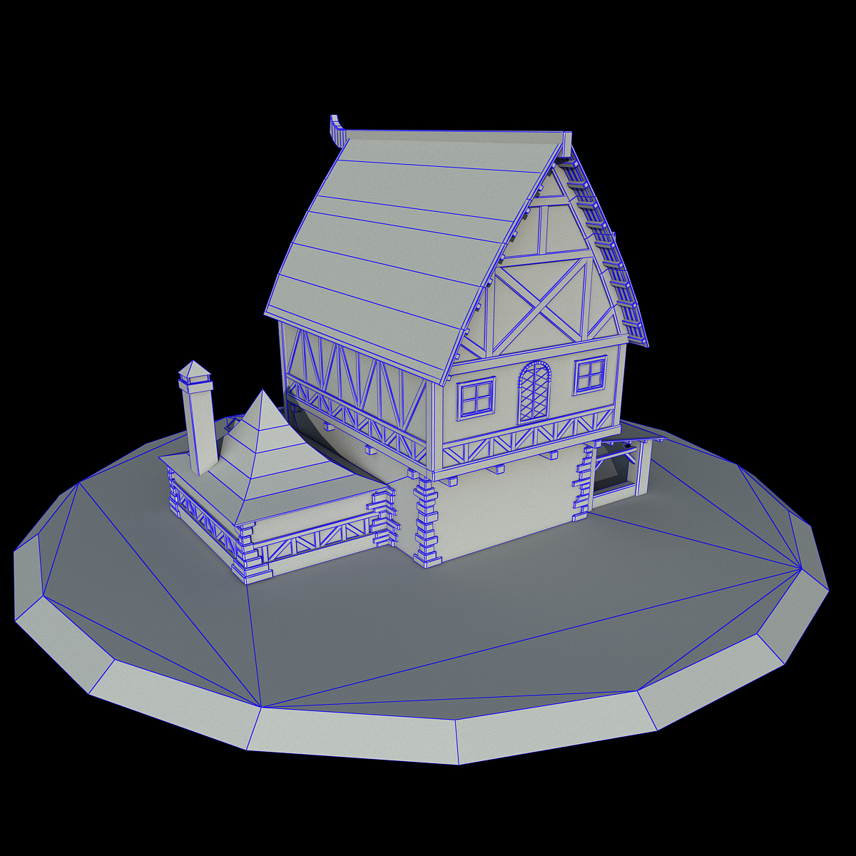 Landhaus in 3d max vray 3.0 Bild