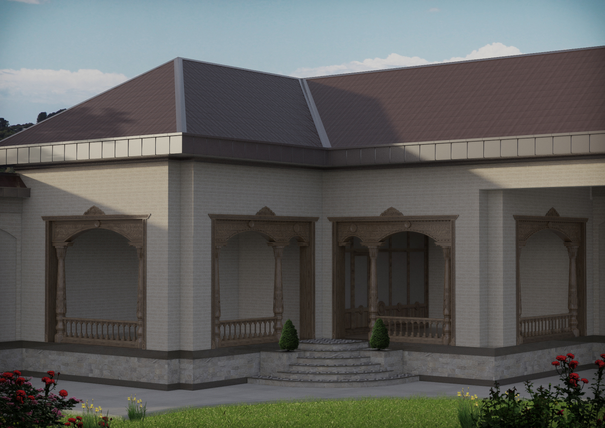 Teras in 3d max vray 3.0 resim