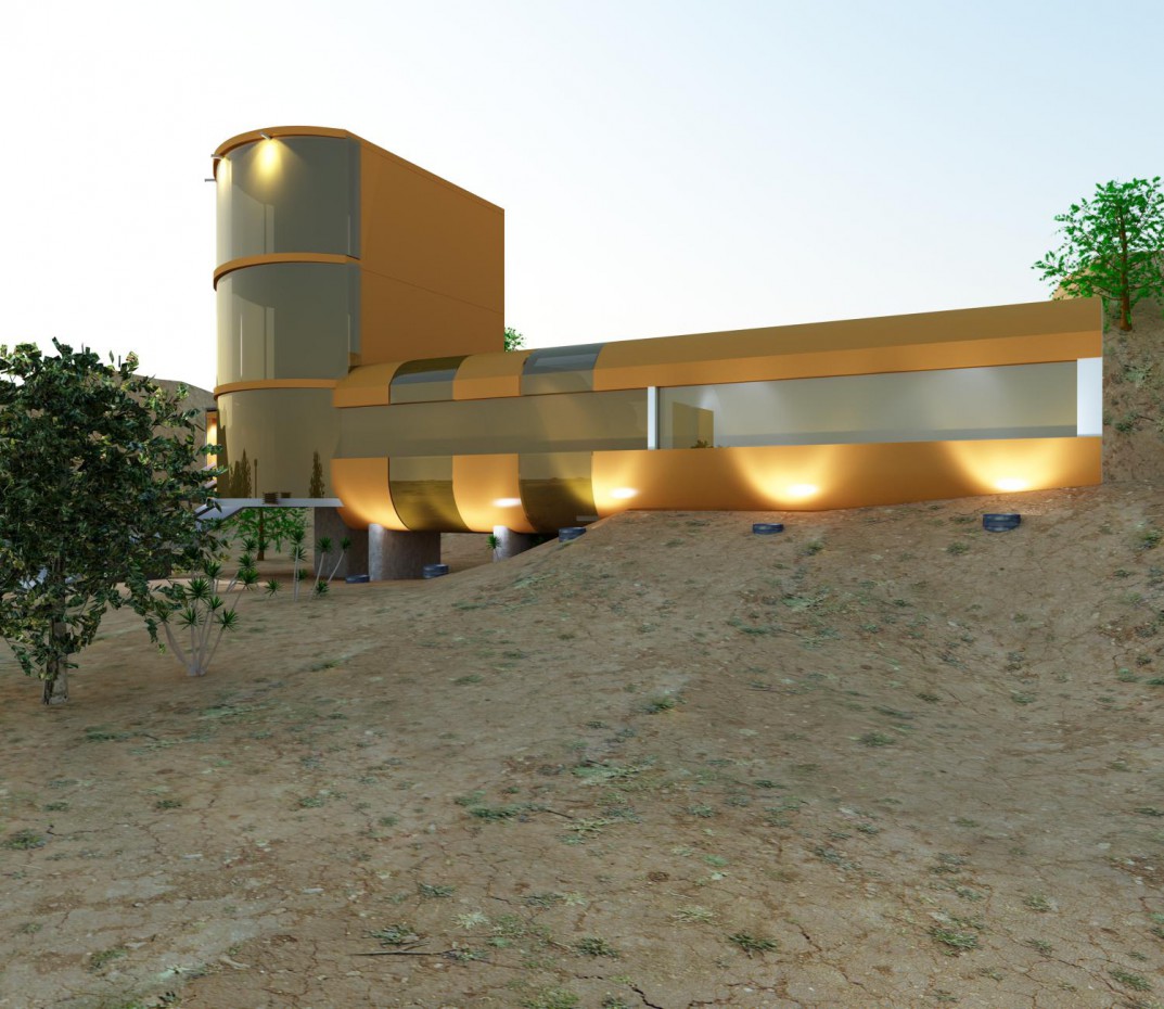 bunker!! in 3d max vray 2.0 image