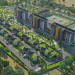 Residential complex "DAVIS" Sports Centre. Townhouses. in 3d max corona render image