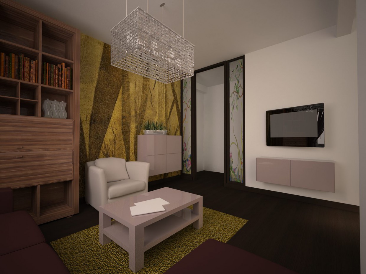 interior Design in 3d max vray image