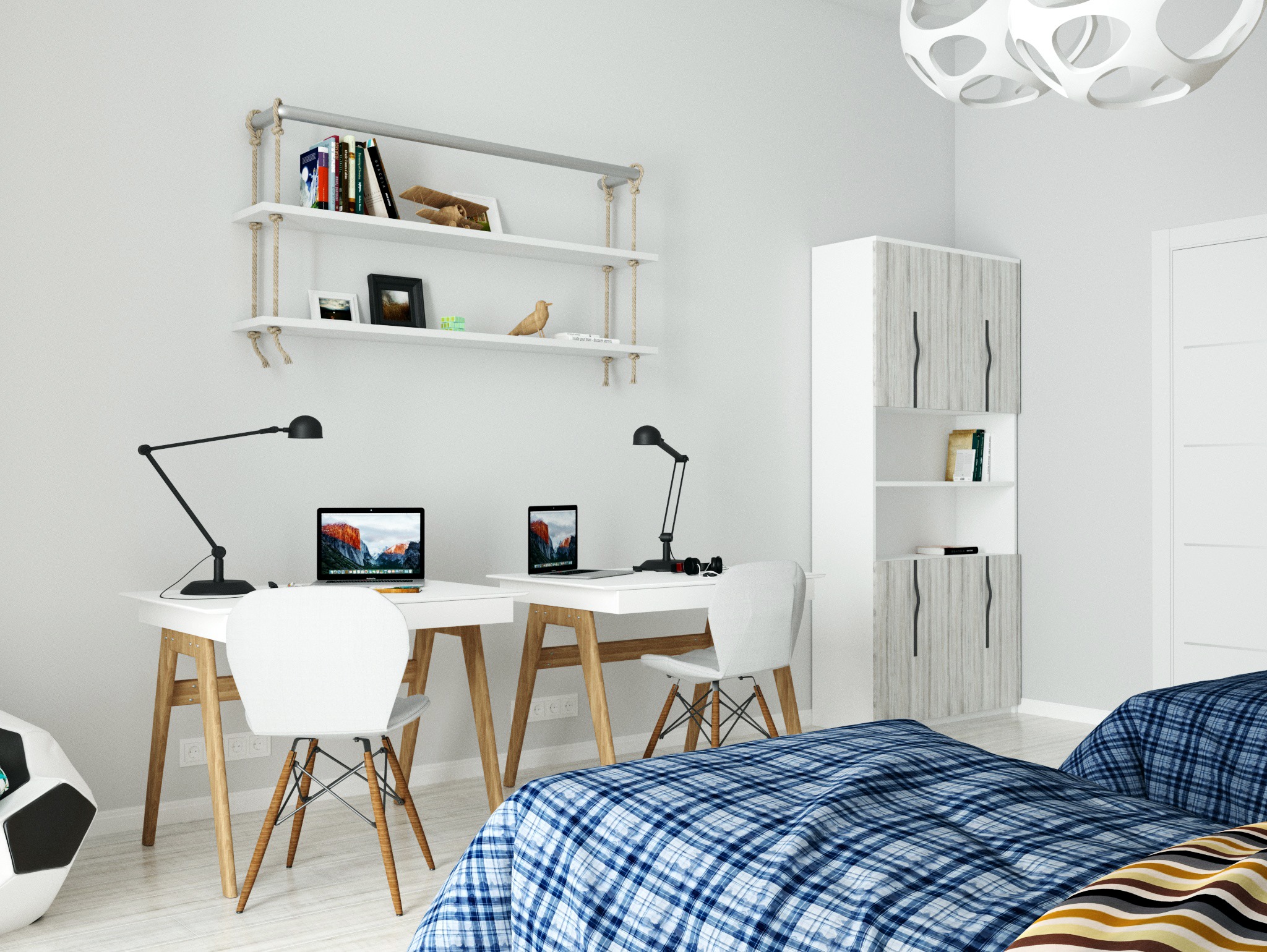 Chambre pour les garçons dans 3d max vray 3.0 image