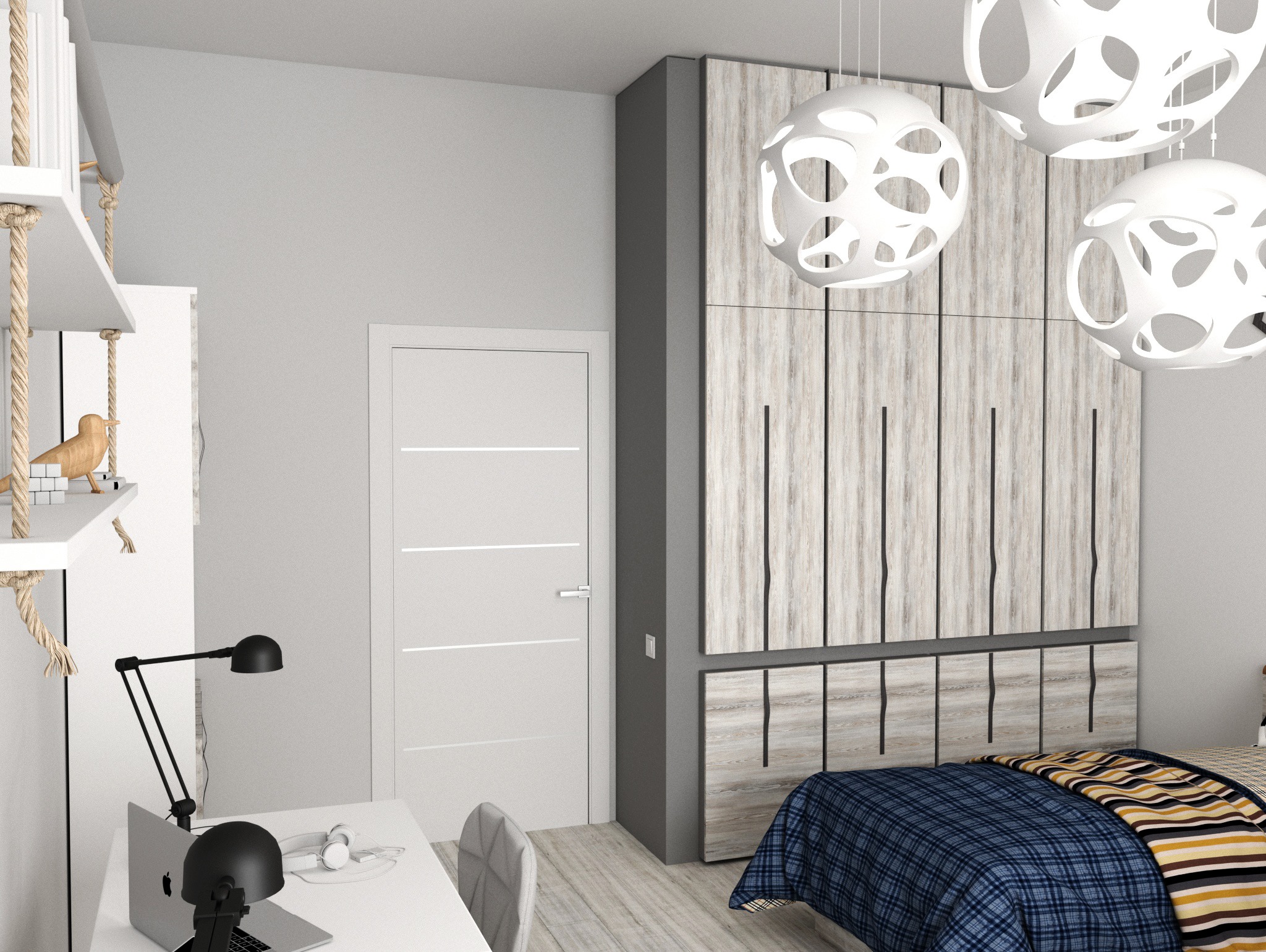 Chambre pour les garçons dans 3d max vray 3.0 image