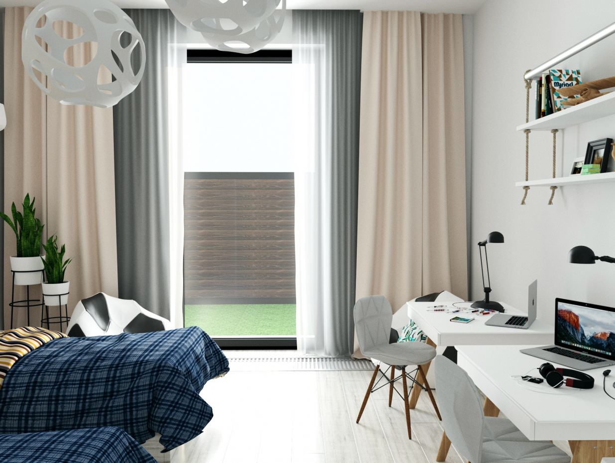 Chambre pour les garçons dans 3d max vray 3.0 image