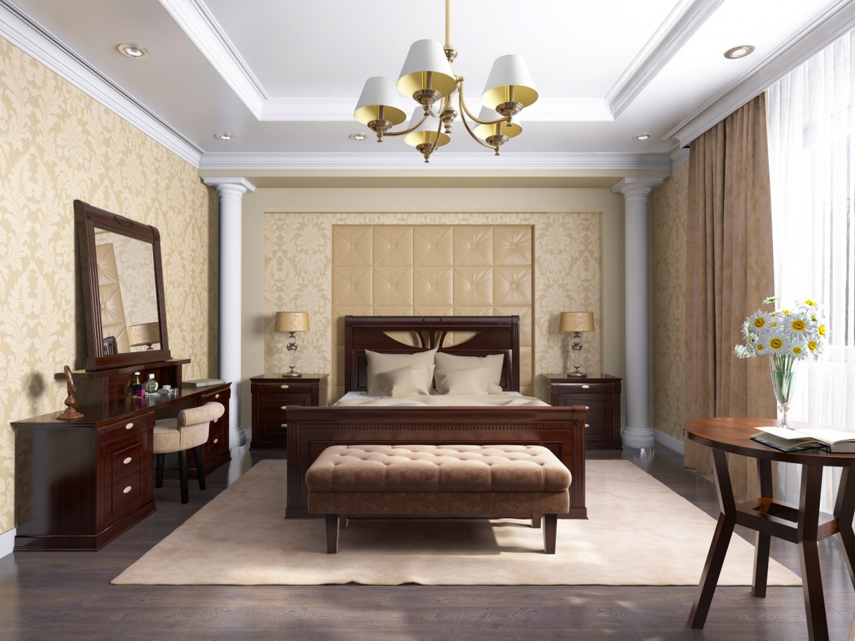 imagen de Dormitorio "Valencia" en 3d max vray 2.5