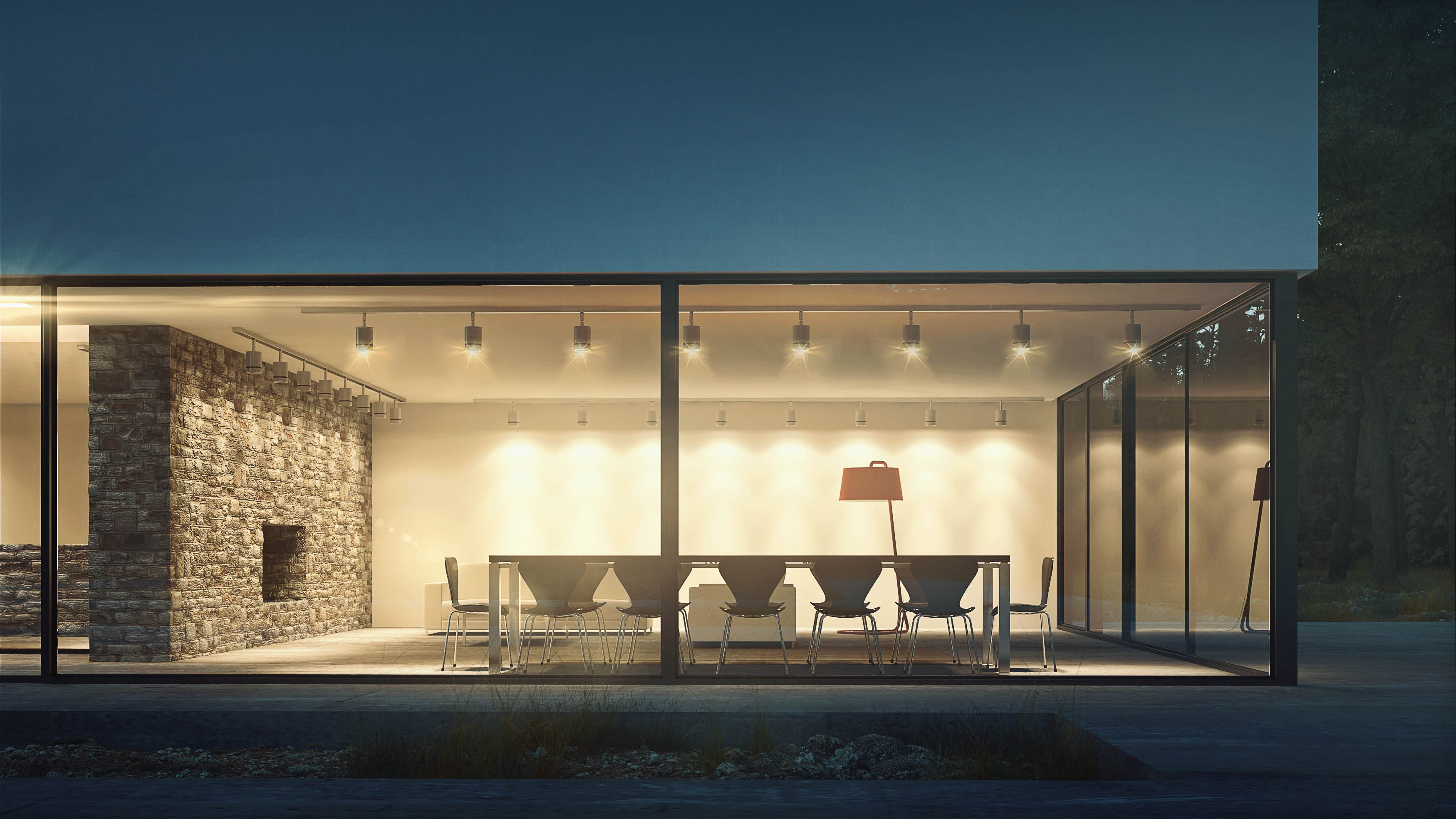 Villa white. в 3d max vray 3.0 изображение