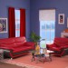 imagen de azul-rojo en 3d max vray