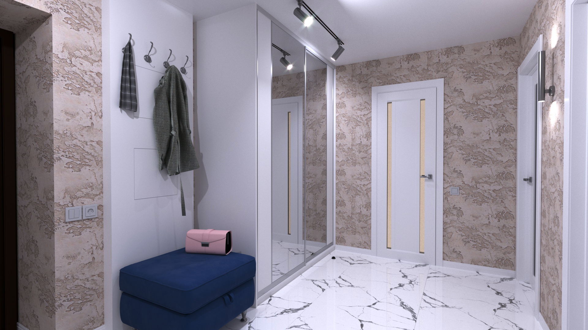 Corridoio Happy Day in 3d max vray 3.0 immagine