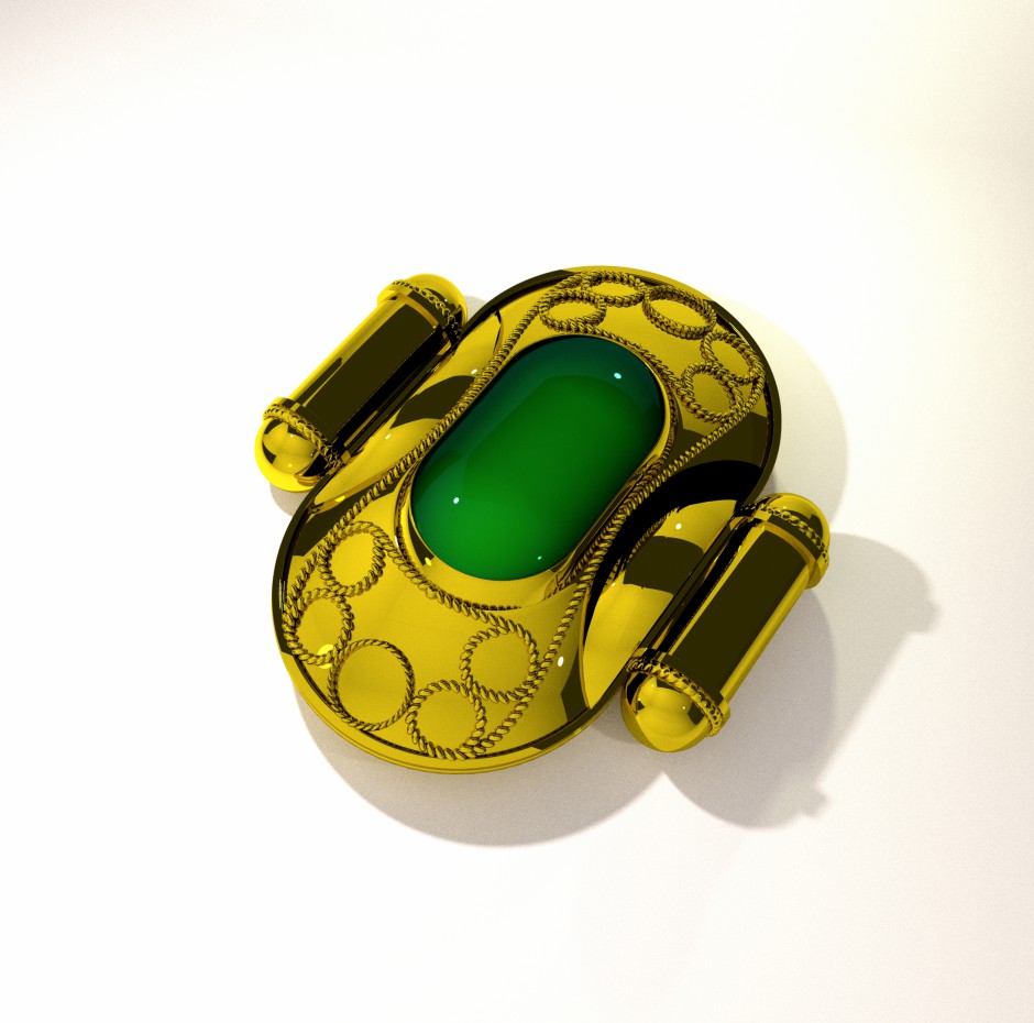 Pendentif de thèse dans Blender cycles render image