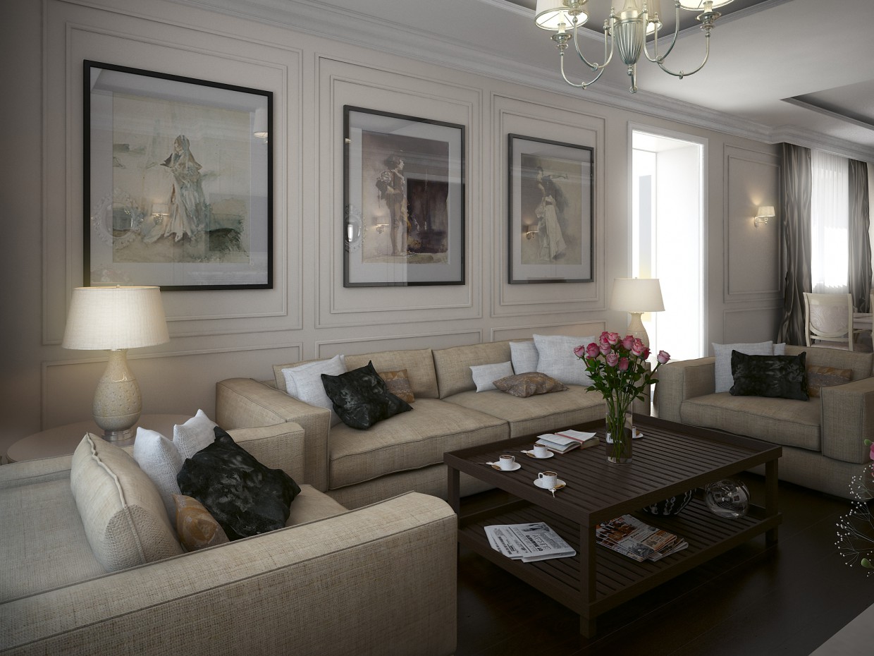 Lounge in 3d max vray immagine