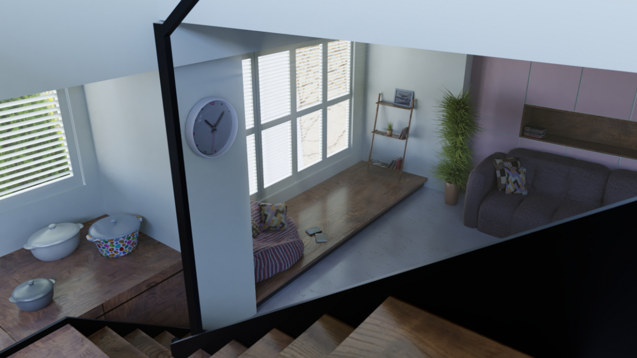 in Blender cycles render Bild