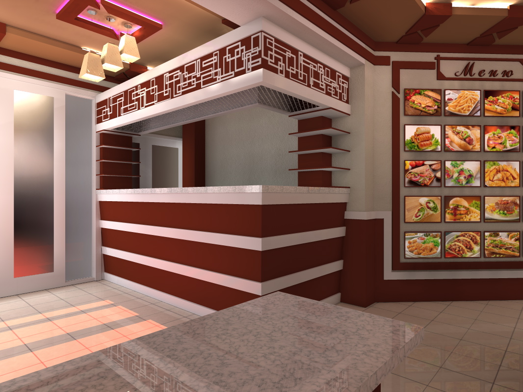 Fast food cafe в ArchiCAD Other изображение