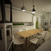 Appartement-Studio dans Cinema 4d vray image