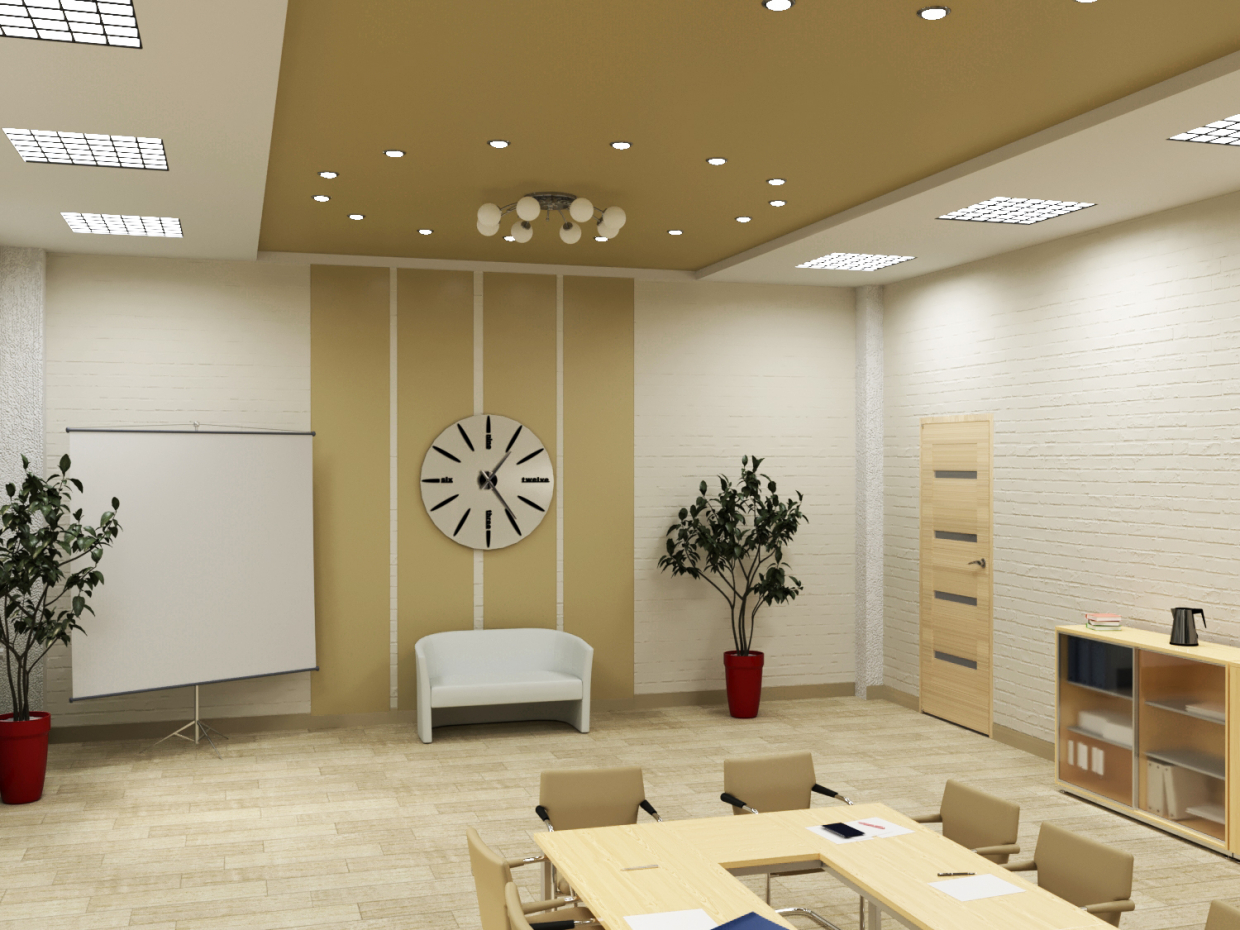 Reconstruction de la boutique pour les bureaux. dans 3d max corona render image