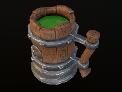 stylized jug