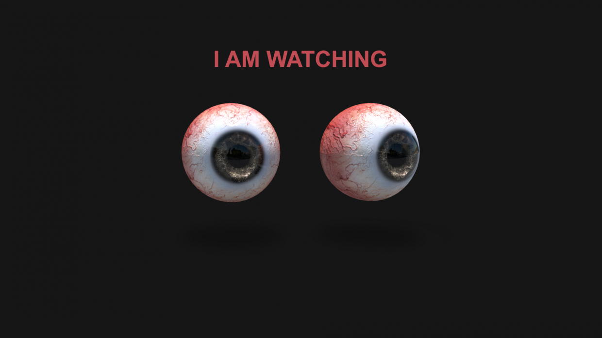 Realistic EYE 3D Model in Blender cycles render immagine