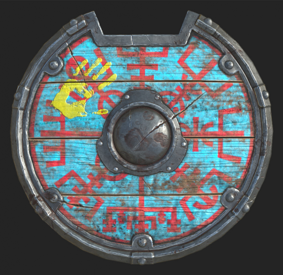 viking shield in 3d max Other image