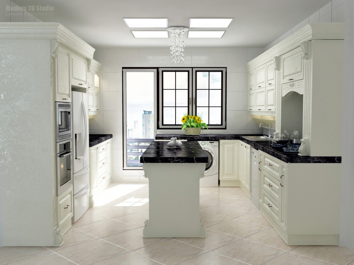 imagen de Cocina SS en 3d max vray