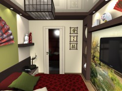 Camera da letto in stile giapponese
