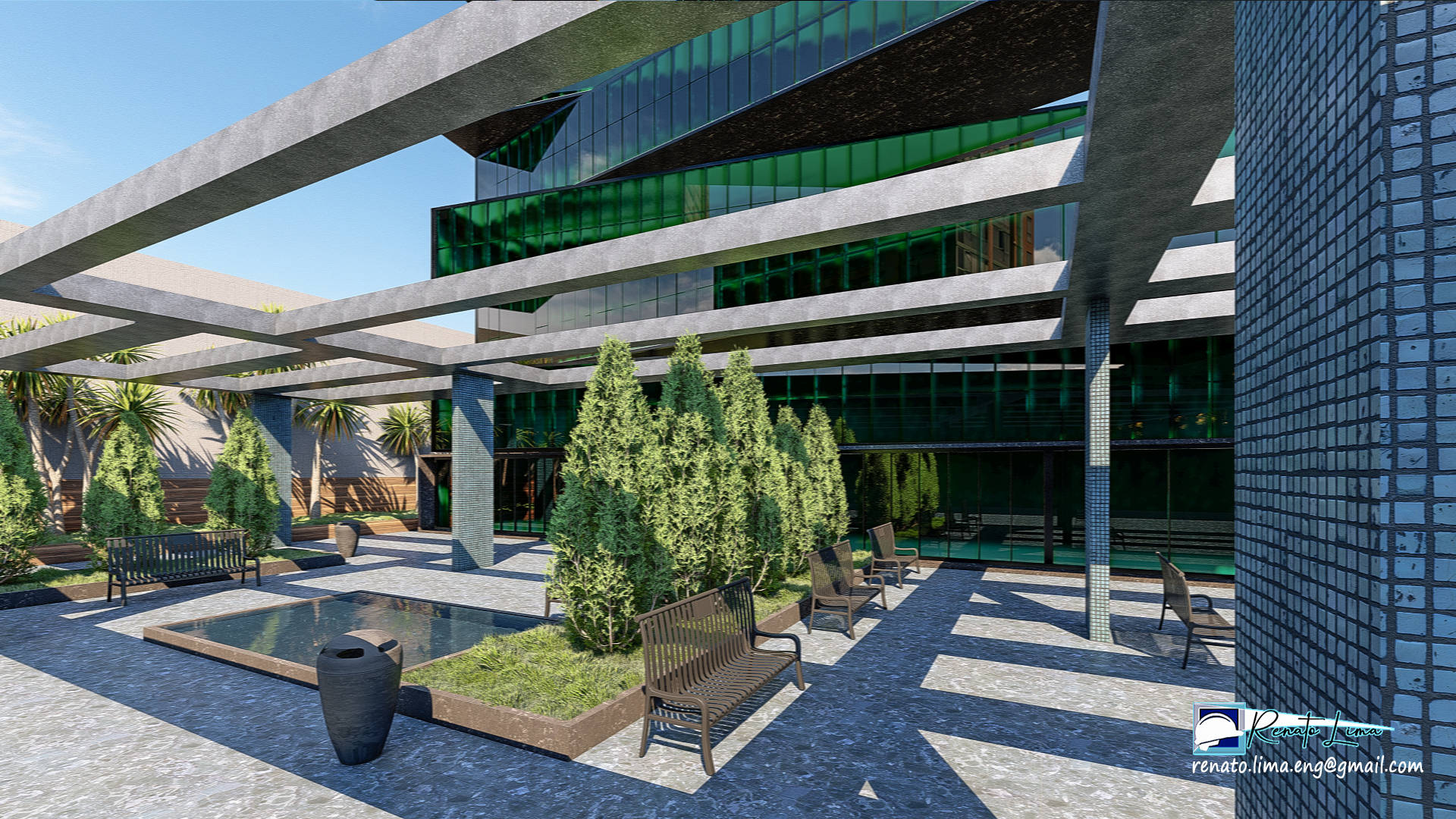 Exterior do edifício do projeto em SketchUp Other imagem