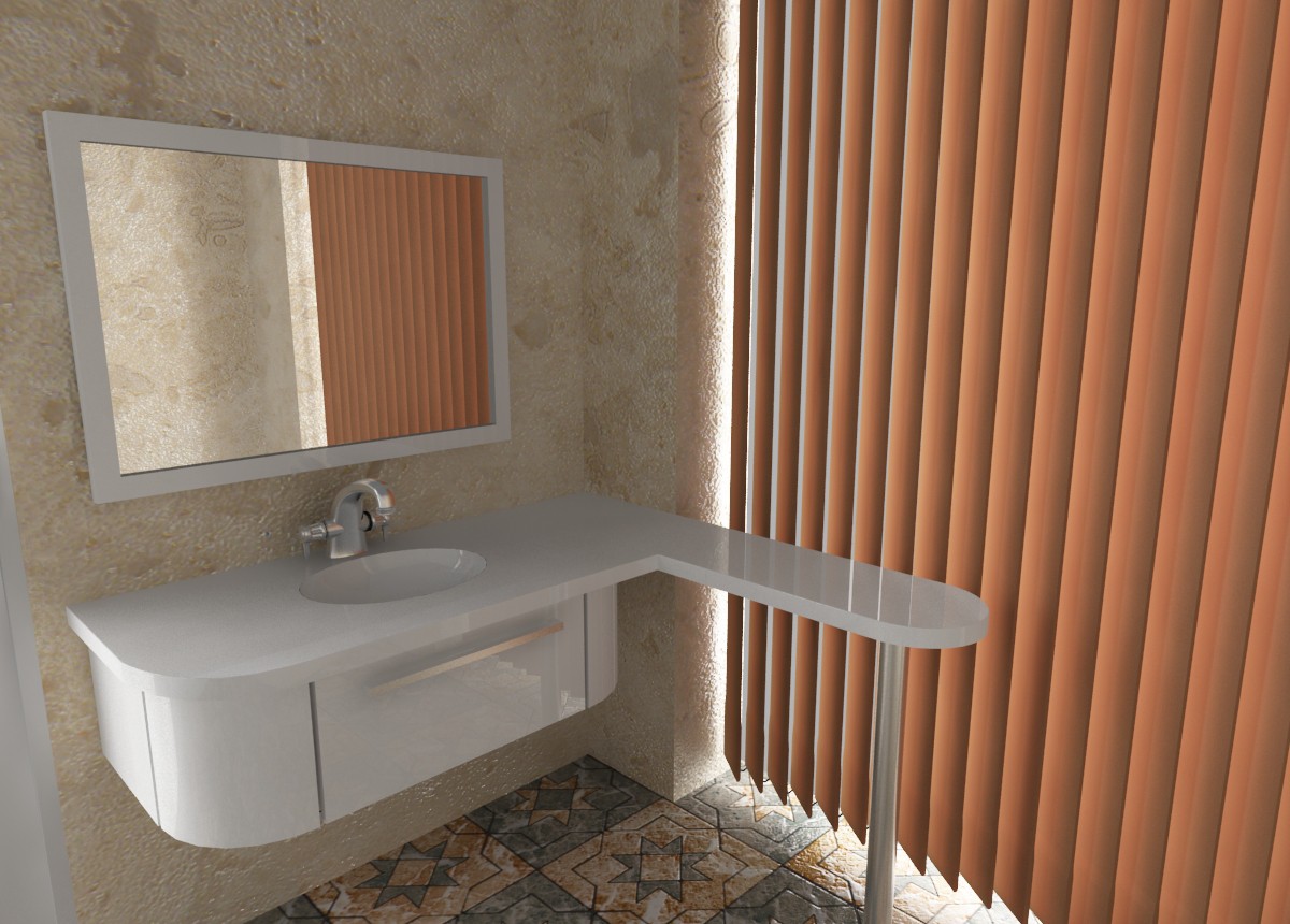 salle de bain 2 dans 3d max vray image