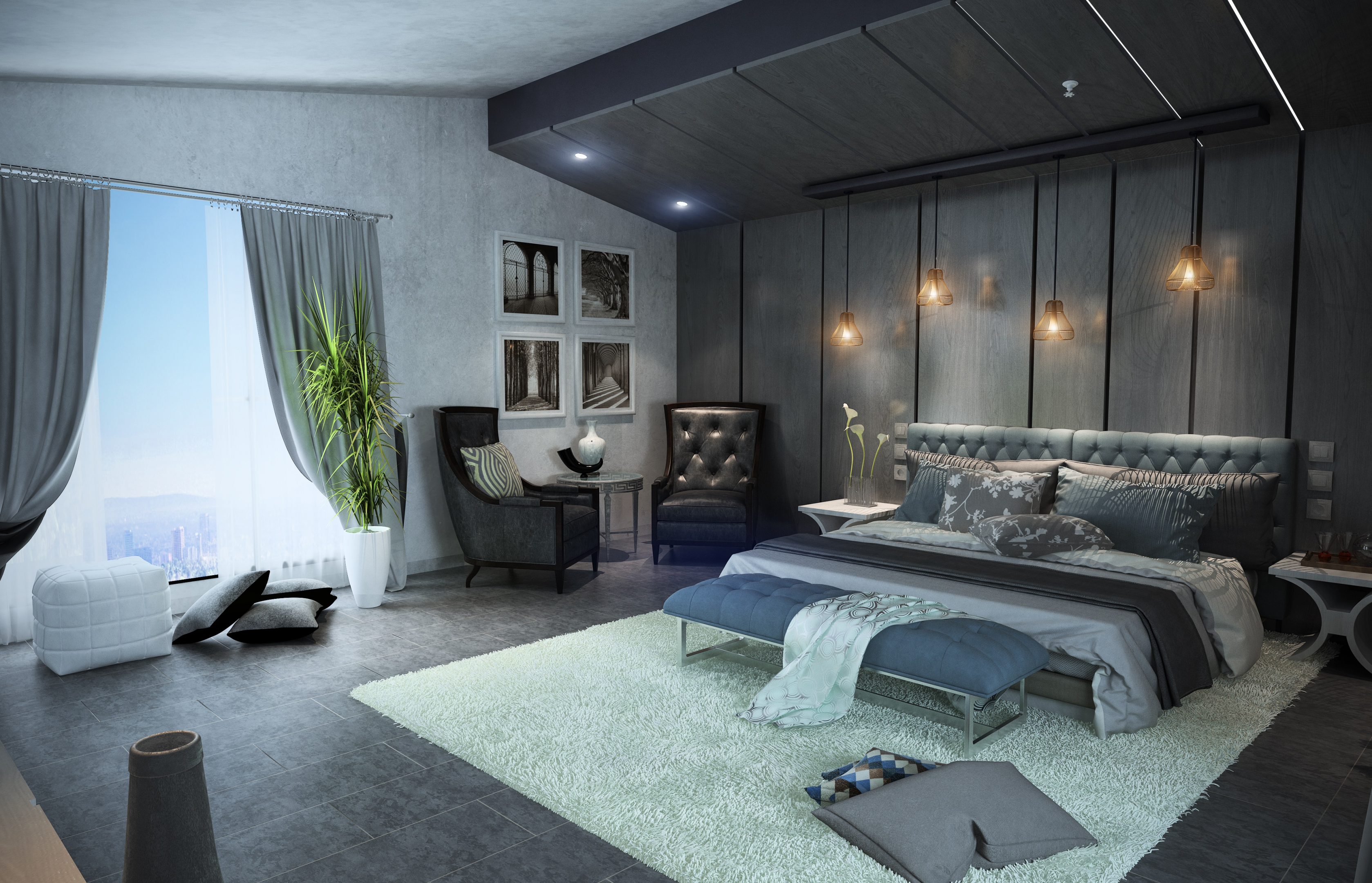 VALLÊS ÜLKE EVİ ÖNERİSİ in 3d max vray 3.0 resim