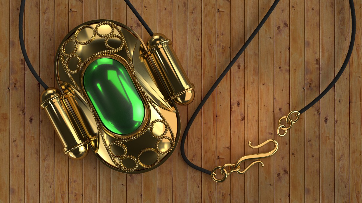 Pendentif 2.0 dans Blender cycles render image