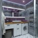 Stanza da bagno viola Loft