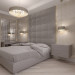 Camera da letto in 3d max corona render immagine