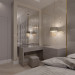 Bedroom in 3d max corona render image