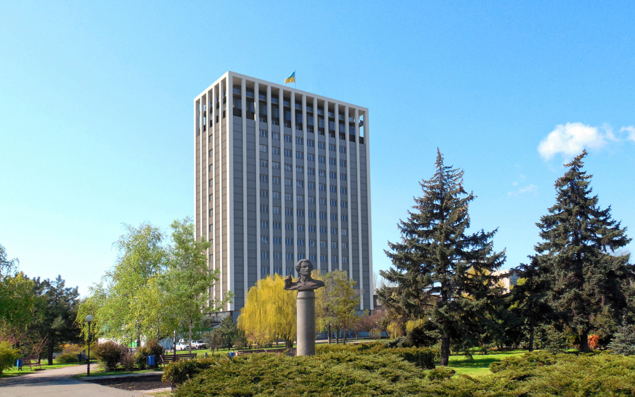 Rekonstruktion des Gebäudes für Business Center in 3d max corona render Bild